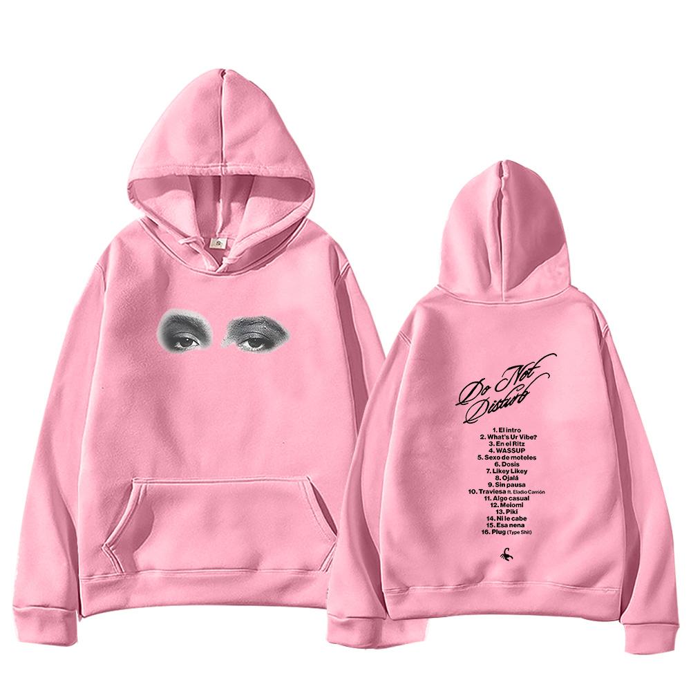 Młody Miko Nie Przeszkadzać Tour Swetry Mężczyźni Kobiety Bluzy z Długim Rękawem Modne Estetyka Harajuku Bluzy z Kapturem Codzienny Streetwear