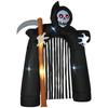 Large Halloween Garden Decoration Grim Reaper Self-inflating Archway with LED Lighting, 2.85 M