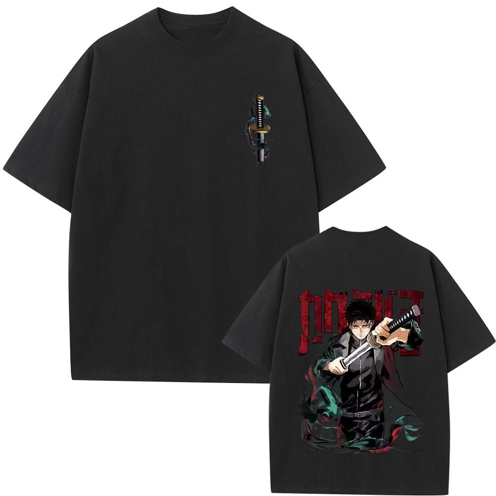 

Anime Kagurabachi T Shirts Cartoon Chihiro Rokuhira Graphic T-shirt Summer Men s Women Manga Casual High Quality Cotton Tshir... 5XL різнокольоровий