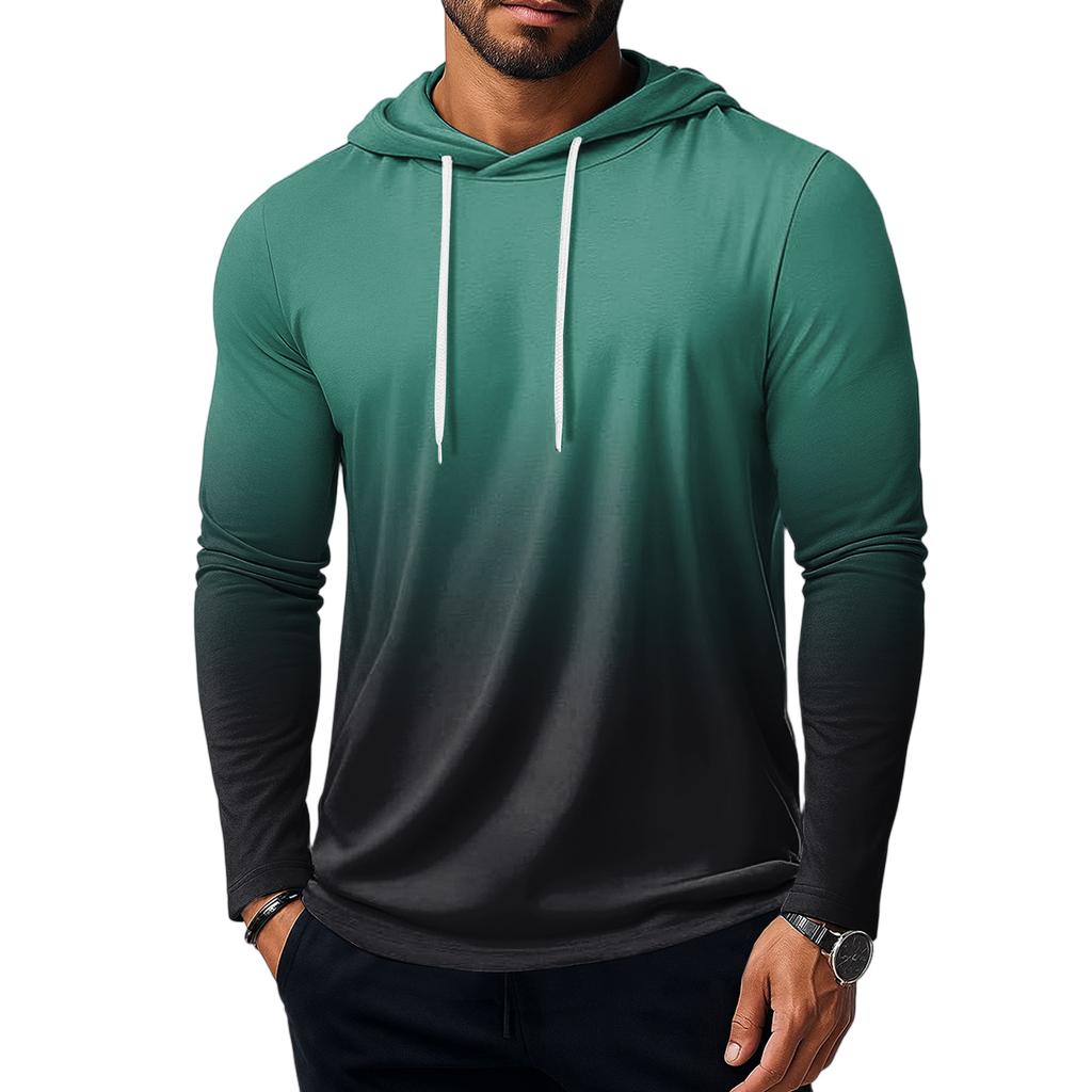 Men's Sweatshirt Loose Solid Color Outdoor Warm Breathable T-Shirt Top