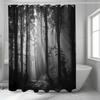 1Pcs Halloween Decoration Gothic Style Forest Pattern Shower Curtain Bathroom Decor Halloween Decoration Indoor Showr Curtain