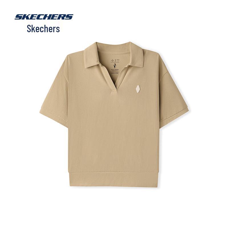 

Женская трикотажная футболка-поло с коротким рукавом Skechers L226W064 M 90