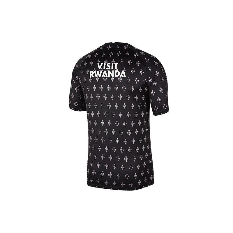 Nike Paris Saint-Germain Freizeit Sport Aufwärm-T-Shirt Kurzarm Herren Oberteile Schwarz DH0535-659