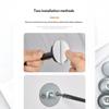 Hydraulic Buffer Door Stopper Wall Mounted Silent Non-Slip Door Bumper for Home Living Room Dining Room Doors