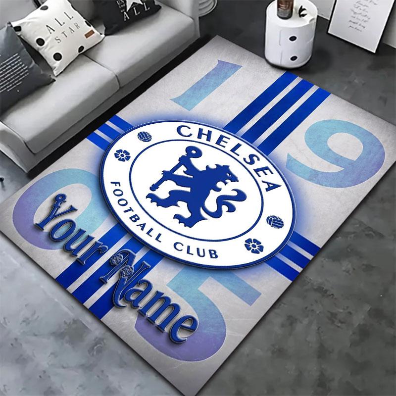 Chelsea F Custom Name Carpet Rug for Living Room Bedroom Home Sofa Decoration,Kids Play Non-slip Floor Mat