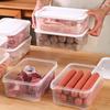1pc Fridge Storage Box Organizer Fresh Keeping Fridge Freezer Meat Vegetables Fruits Sealed Box Container Heatable