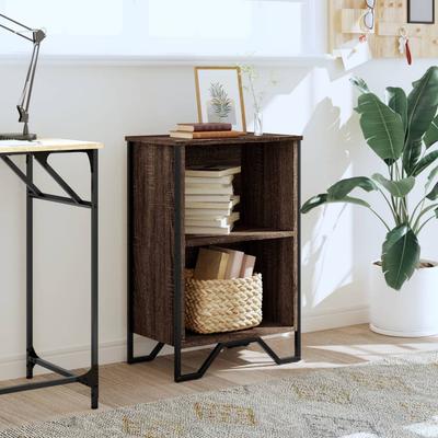 Bookshelf Brown Oak Effect 50 X 31 X 74.5 Cm Engineered Wood