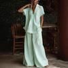 Hot Summer New Arrivals Women's Sleeveless Shirt Loose Pants Two-Piece Set