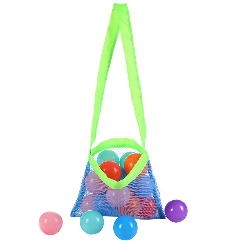 Children Small Outdoor Beach Mesh Bag Sand Away Kids Portable Beach Toys Clothes Bags Toy Storage Organiser Ultralight Bag