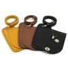 Handmade DIY Leather Bag Bottom Handbag Woven Set Shoulder Strap Crossbody Handle Crochet Bags Knitting Hardware Accessories