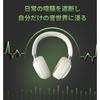 Hmusic Bluetooth 5.3 Headphones 80 Hour Battery Life ANC Noise Cancelling Wireless Earbuds White