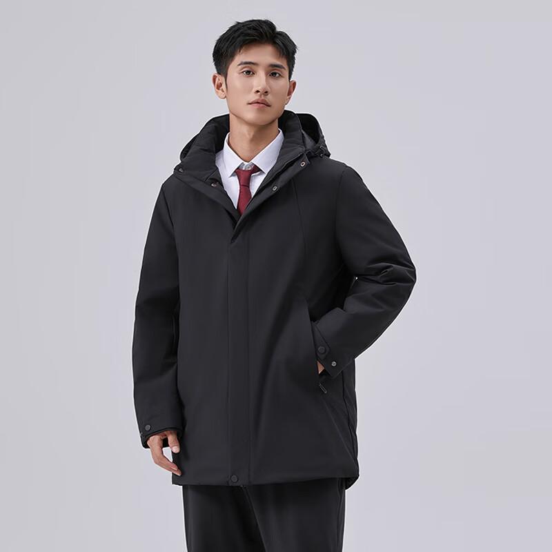 Yetusen 8169 Winter Hooded Duck Down Jacket for Men and Women M