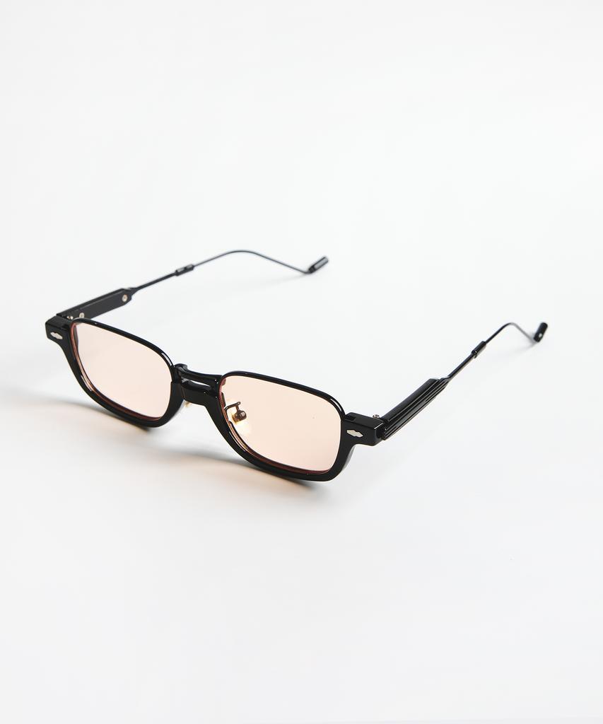 Tukyubeu Underlock Sunglasses(Black-Orange)