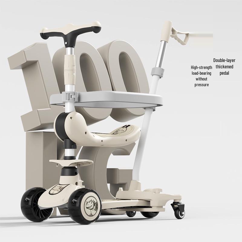 Skládací dětská koloběžka pro věk 1-6 let - Perfektní narozeninový dárek