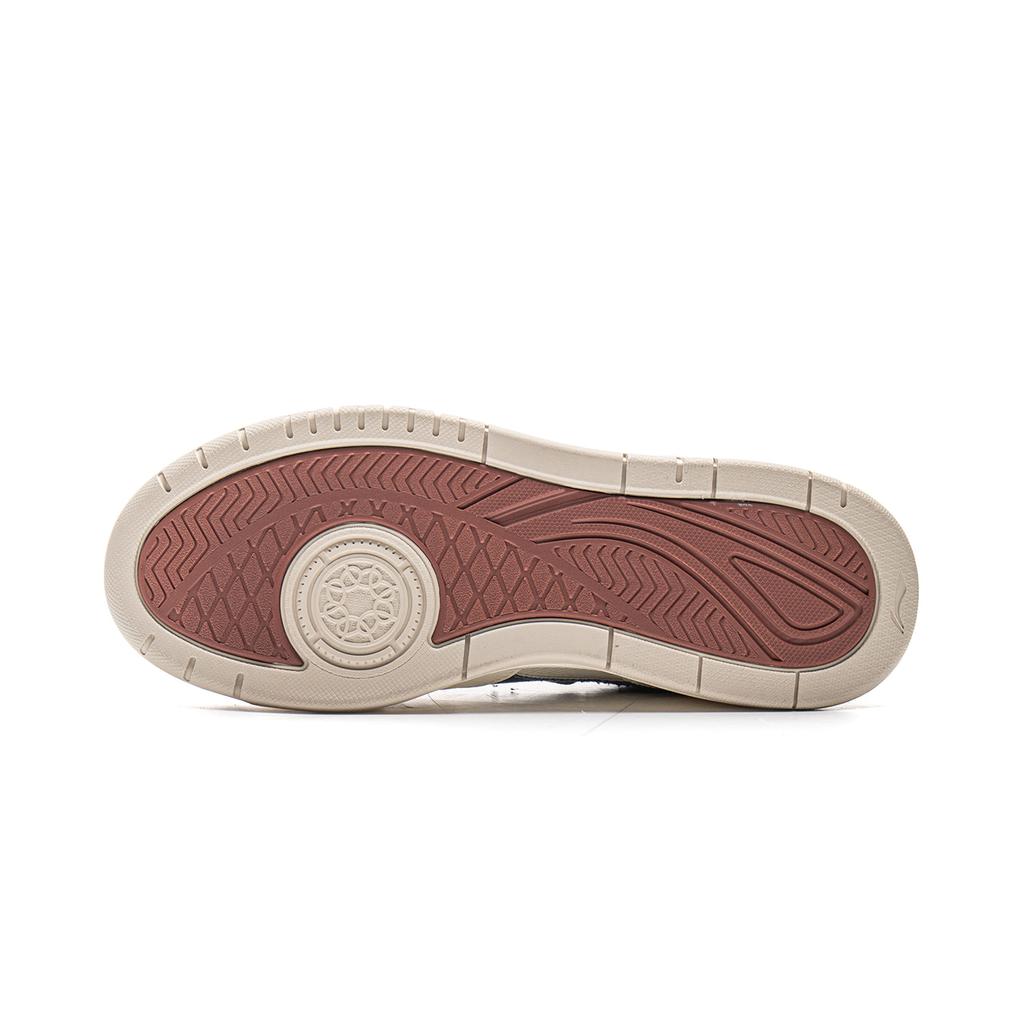 Li Ning Yue Bai 3 Versatile Retro Fashion Classic Trend Thick Sole Sneakers Non-Slip Shock Absorbing Durable Low-Top Skate Shoes AGCV078-11