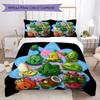 Cartoon Plants vs. Zombies Characters Bedding Without Core 1 Duvet Cover 2 Pillowcase Without Core Soft And Comfortable Bedding Set