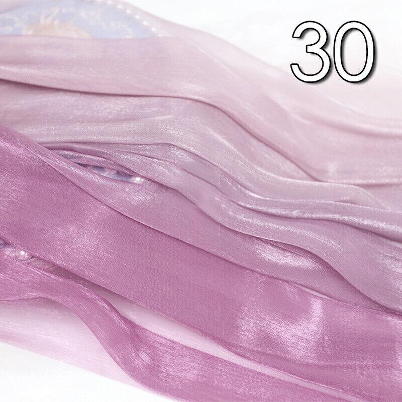 100X150CM Brocade Silk Gradient Chiffon Fabric Hanfu Stage Costume Material Crafts Organza Tulle Fabric DIY Sewing Supplies