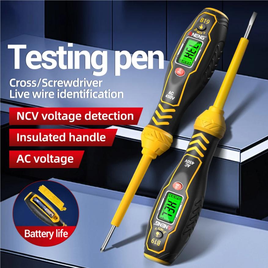 Intelligent Sensing Digital Measuring Pen Non-Contact 30V-1000V Voltage Detector NCV Voltage Probing Tester Meter Tools
