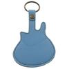 Guitar Picks Holder Case with 3 Picks, PU Leather Picks Bag and Picks Carrying Case with Keyring for Guitar Bass Ukulele