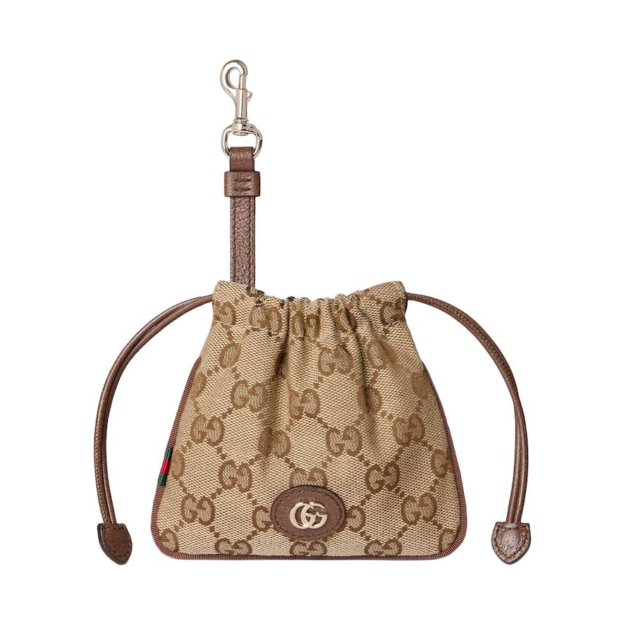 

Gucci Pouch With Woven Stripe Details In Light Gold Hardware GG Canvas Coin Purse Nano Women Pouches Beige Dark-Brown 837667-FAEUY-9795 Gift Set(Basic Set+Box+Shopping Bag)