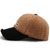 Hats Men's and Women's Winter New Lamb Wool Baseball Women's Cap Winter Thickened Warm