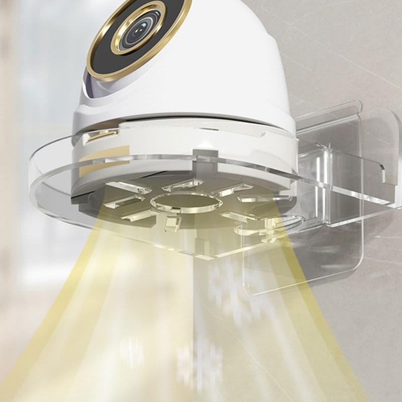 Adhesive Wall Mounted Security Camera Bracket No Drilling Surveillances Camera Holder Shelf for Baby Monitors,Speakers