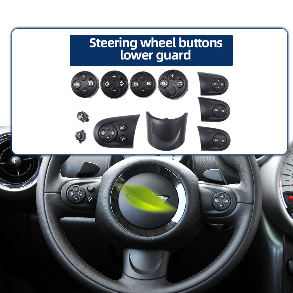 Car Steering Wheel Multifunction Cruise Control Switch Button Cover Trim For BMW Mini Cooper Paceman R55 R56 R60