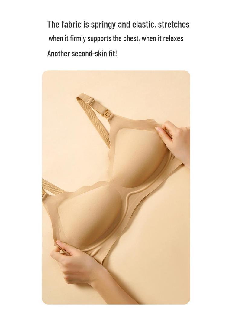 Bezešvá těhotenská a kojící podprsenka: Bez kostic, Plná podpora pro těhotenství a po porodu (86089)