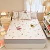New Cute 3-Piece Ice Vine Cooling Mat Pillowcase & Bed Sheet Set with Digital Print - Spring/Summer