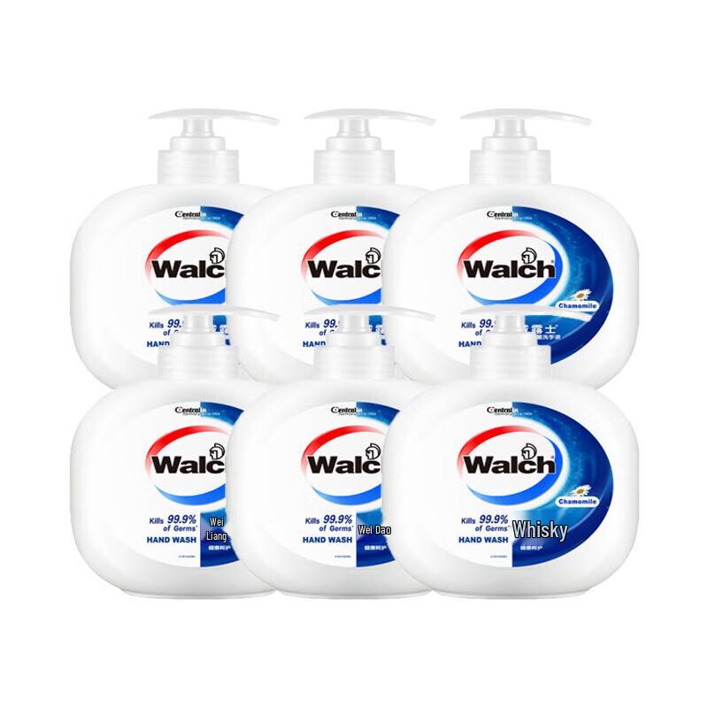 

Walch Moisturizing No-Rinse Hand Sanitizer 6 x 480ml (Assorted Scents)
