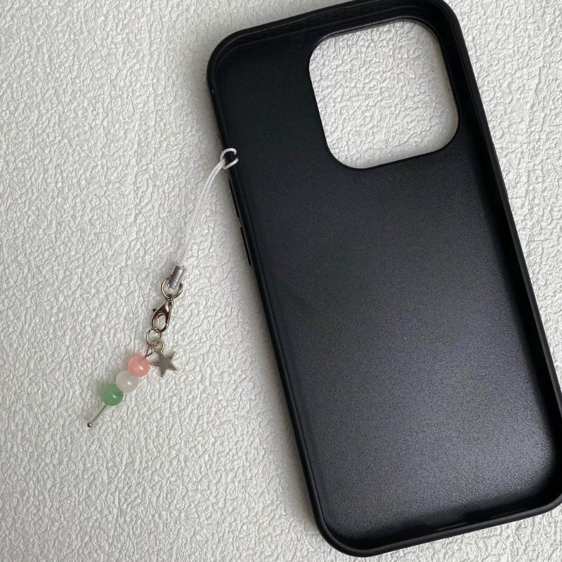 Bead Star Pendant Phone Charm Hangings Rope Elegant Phone Chain Strap Bag Decoration Lanyard Keychain Accessories
