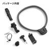 New POV Necklace Mount Lock for GoPro Highly flexible silicone material prevents Freely adjustable shape and adjustment for horizontal and vertical