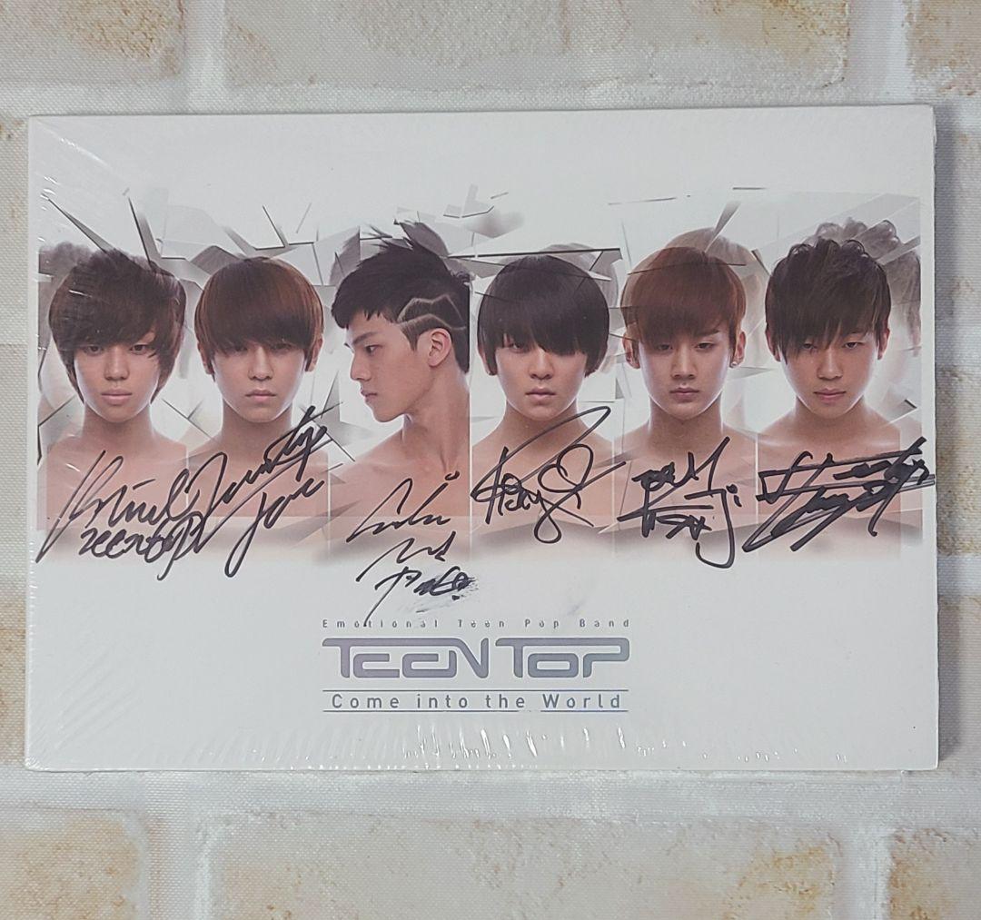 

[USED] TEEN TOP Come into the World Signed