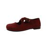 Single shoes 22 spring and autumn new gentle retro ballet fairy style soft flat bottom shallow mouth Mary Jane Doudou shoes