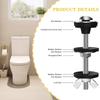 2Pcs Toilet Seat Bolts Set Portable Sturdy Replacement Screws and Rubber Washers for Secure Easy Installation Designs