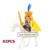 Skeleton Soldier Army King Knight Undead Horse Warrior Bricks Building Block Ringwraith Saddle Roman Soldiers Sword Waffen Toys