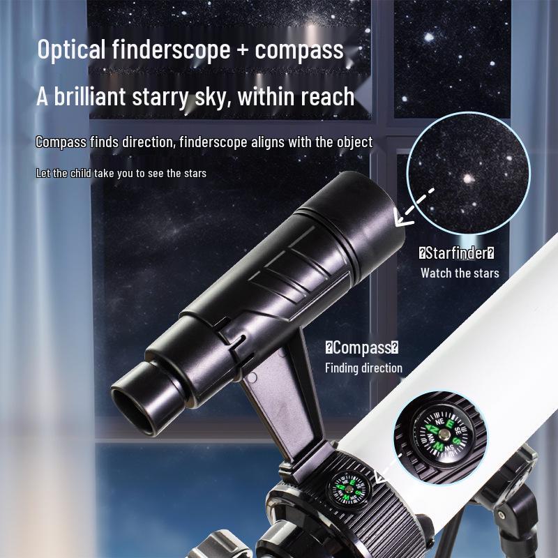 Xueyouma Kids' HD Astronomy Telescope - Professional Outdoor Stargazing and Scenery Viewing Toy, Ideal Student Birthday Gift