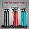 High-Pressure Foot Pump for Scooters, Bikes, Motorcycles, Basketballs - Portable & Multi-Functional