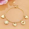 Collana a Catena con Ciondolo a Forma di Cuore in Acciaio Inossidabile, Fascino Geometrico, Resistente all'Acqua, Chic, Popolare, Gioiello Romantico, Regalo