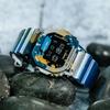 Casio 's 40th anniversary first release street graffiti style retro classic small square waterproof watch quartz movement resin strap GM-5600SS-1PR