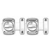 Door Latch Rust Proof Smooth Edge Comfortable Grasp User Friendly Knob Square Door Lock Latch for