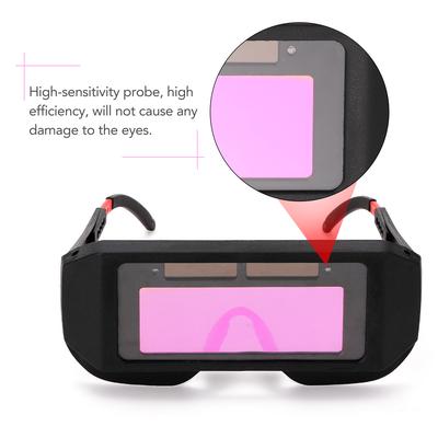 Professional Solar Energy Auto Darkening Welding   Goggles Anti-  Ultraviolet Weld Glasses