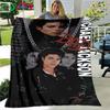 Calda Moda Pop Star M-Michael Jackson Coperta in Flanella per Adulti e Bambini Decorazione Divano Letto Coperta Portatile Regalo