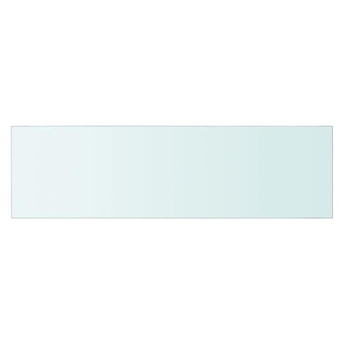 Panneau pour étagère - vidaXL - Verre transparent - 70 x 20 cm - Verre trempé - Contemporain