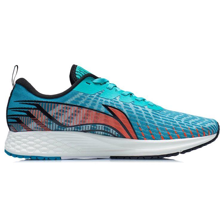 Li-Ning Red Rabbit Lace-Up Breathable Durable Non-Slip Low-Top Light Foam Running Shoes Men Sneaker Fluorescent-Orange ARMR021-1