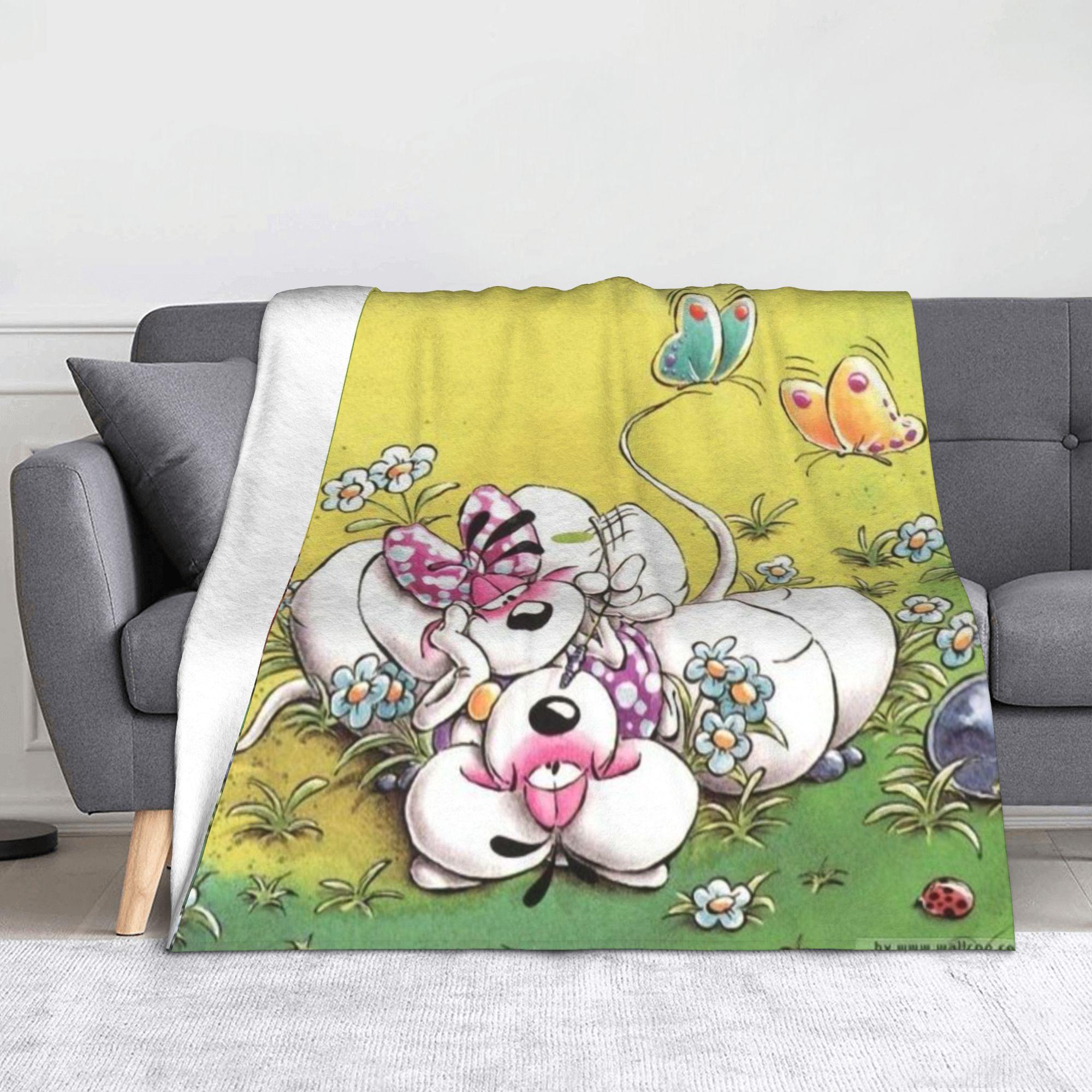 Helenal Unisex Diddl Diddlina Accessories Blanket Cozy Soft Throw Blankets For Sofa 50X60 Inches Multiple Sizes Bedspread