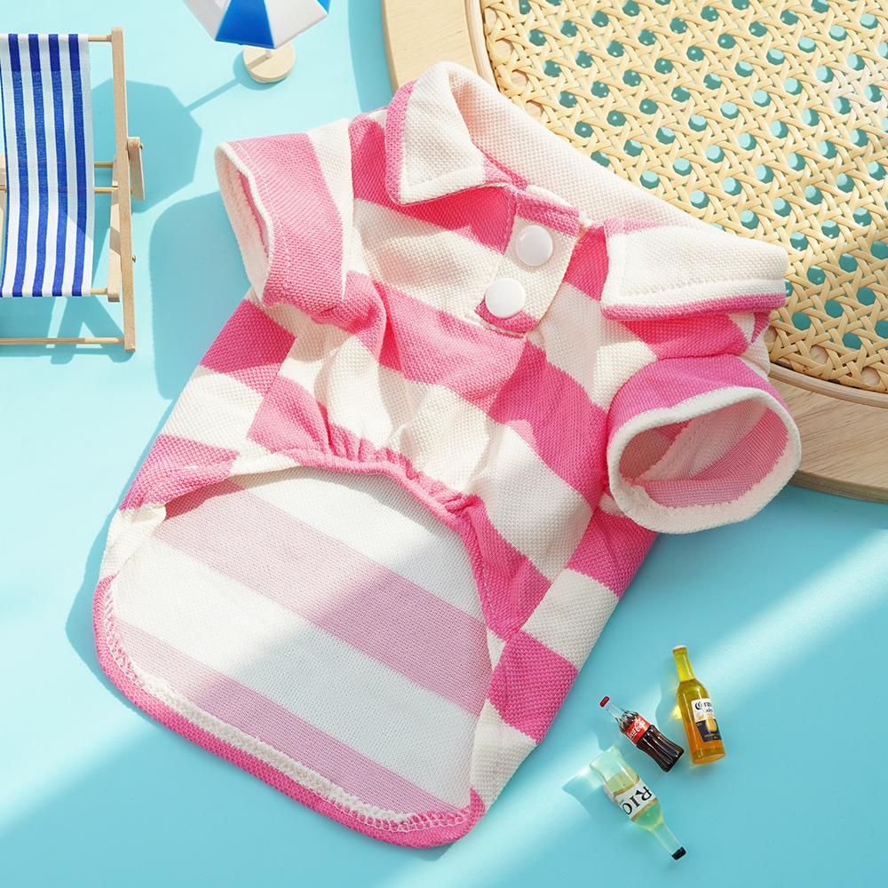 New pet summer teddy than bear dog clothes thin French fighting cat products cat clothing dog clothes