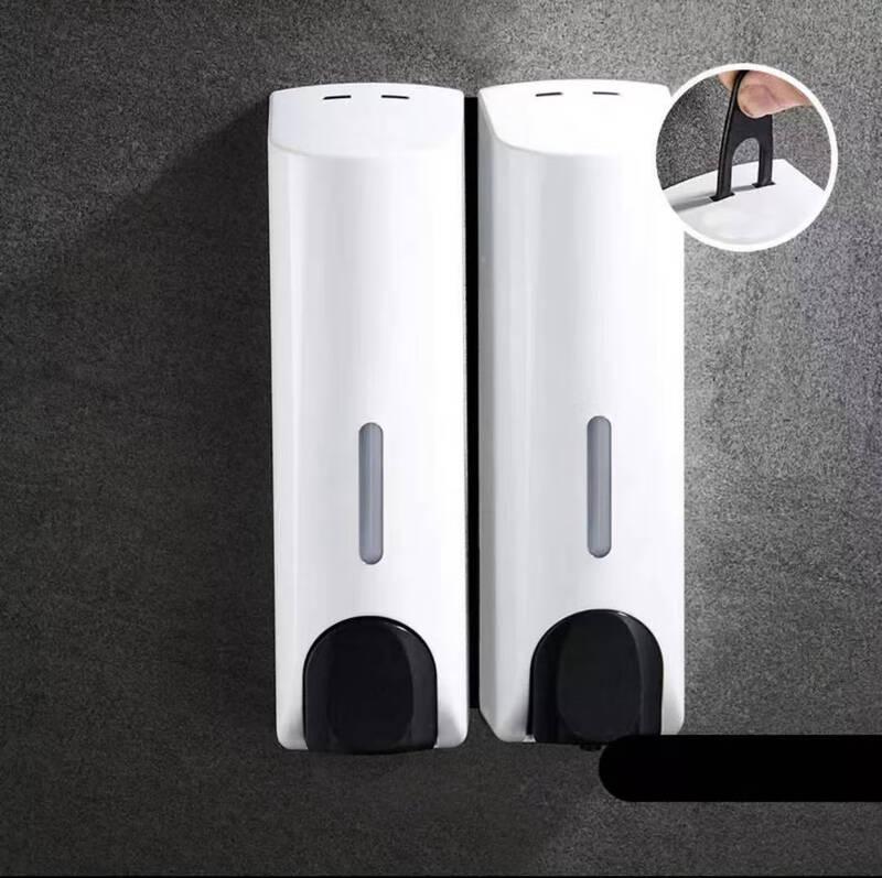Shixun Drill-Free Double-Head Press Soap Dispenser