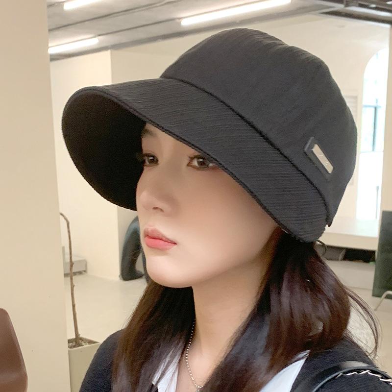 High-quality Genuine Zhao Ruth Hat Female Face Small Autumn and Winter New Plain Cap Fashion Trend