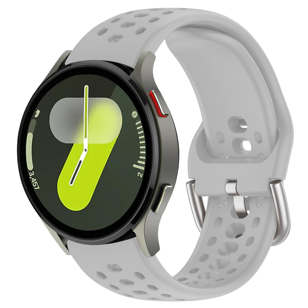 Silicone Strap For Samsung Galaxy Watch 7 6 5 4 FE 44mm 40mm Sports Breathable Bracelet Wristband Watch 6-4 Classic 47mm 46/43mm